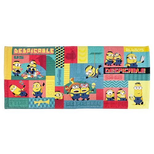 怪盗グルーのミニオン超変身　フェイスタオル