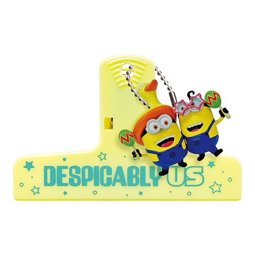 怪盗グルーのミニオン超変身　マスコット付きクリップ