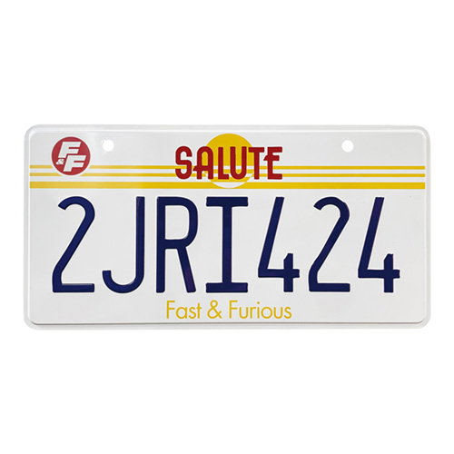 ワイルド・スピード／ファイヤーブースト　サインプレート（ドミニク・トレット）