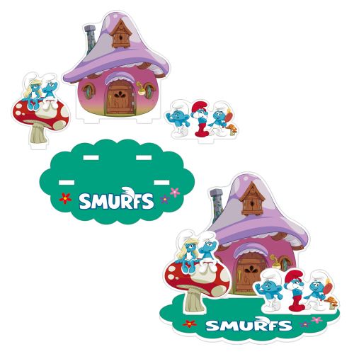 劇場版スマーフ4　ミニアクリルジオラマ