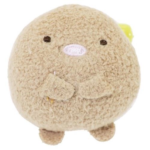 すみっコぐらし　ぬいぐるみバッジ/とんかつ