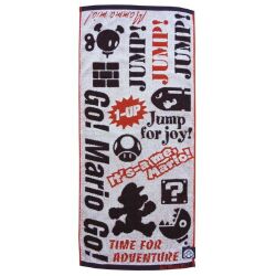 任天堂 マリオ ゴーゴーマリオ フェイスタオル