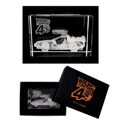 バック・トゥ・ザ・フューチャー 40th　クリスタルオブジェ