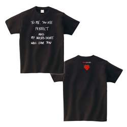 ラブ・アクチュアリー　Tシャツ A（ブラック）