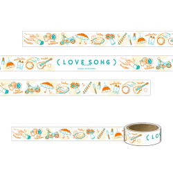【予約商品】(LOVE SONG)　マスキングテープ【2026年1月上旬～発送予定】