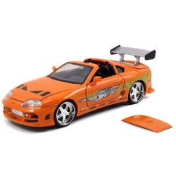 JADATOYS 1:24ワイルドスピードダイキャストカー BRIAN'S TOYOTA SUPRA ORANGE