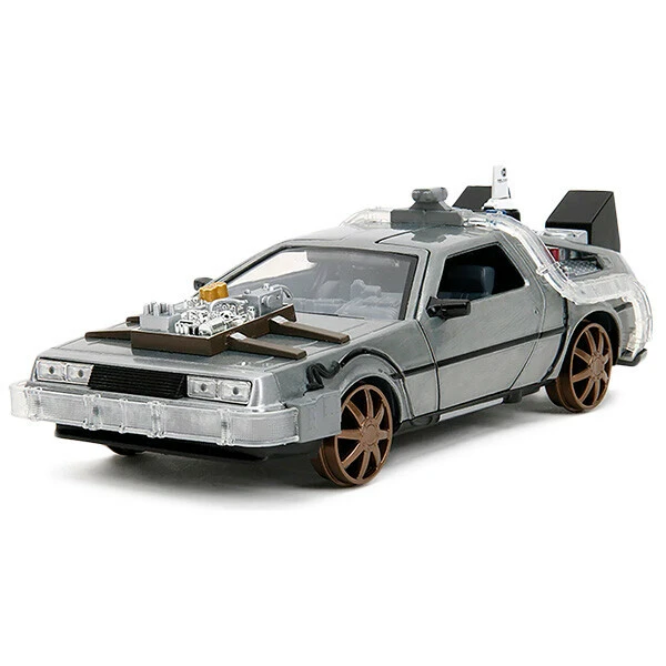 1:24 BACK TO THE FUTURE PART III - TIME MACHINE (RAIL) W/LIGHT