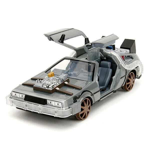 1:24 BACK TO THE FUTURE PART III - TIME MACHINE (RAIL) W/LIGHT