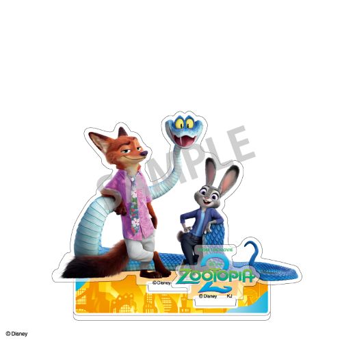 ズートピア2 ジュディ　ニック　アクリルスタンド　アクスタ　ディズニー ズートピア2 アクリルスタンド／ジュディ＆ニック＆ゲイリー