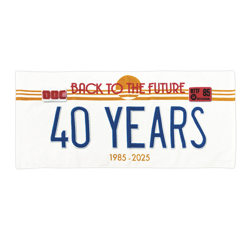 バック・トゥ・ザ・フューチャー 40th フェイスタオル