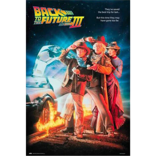 □輸入ポスター□610X915mm☆BACK TO THE FUTURE III