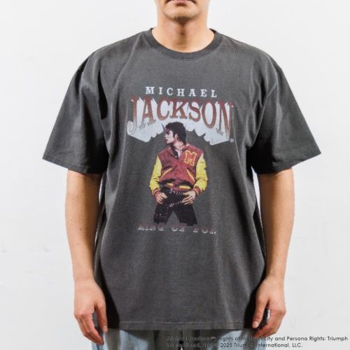マイケル・ジャクソン JS×Michael Jackson T-SHIRT チャコール【XL】
