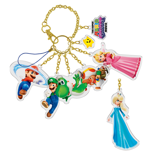 ザ・スーパーマリオギャラクシー・ムービー アクリルバッグチャーム