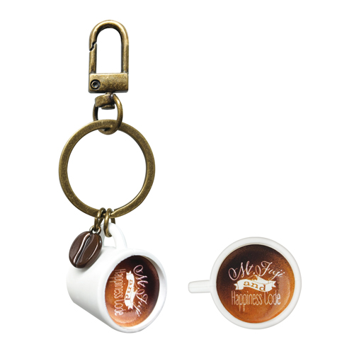 富士山と、コーヒーと、しあわせの数式 ラテチャーム