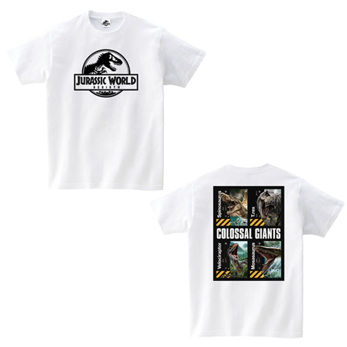 ジュラシック・ワールド／復活の大地 TシャツA (ホワイト)