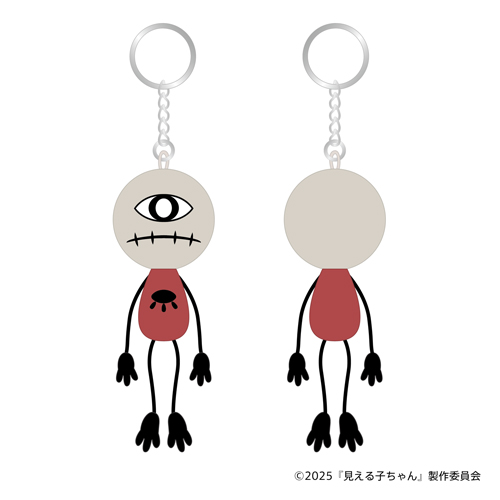 見える子ちゃん ぬいぐるみストラップキーホルダー：Aメメちゃん