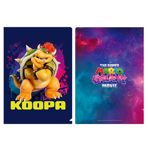 ザ・スーパーマリオギャラクシー・ムービー ミニクリアファイルセット