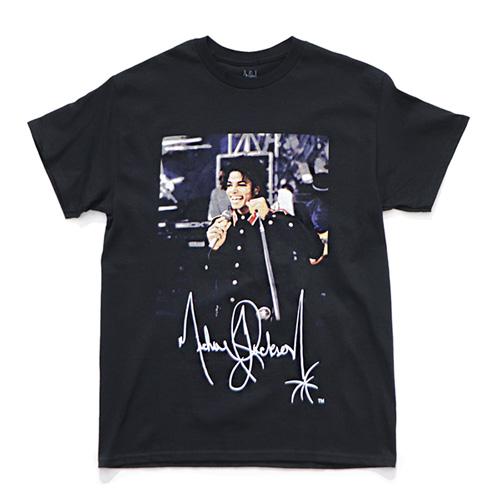 マイケル ジャクソン Tシャツ Lサイズ Michael jackson マイケル・ジャクソン 【MICHAEL JACKSON】MJ PHOTO TEE 半袖Tシャツ