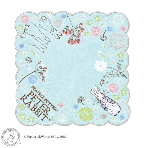 ピーターラビット ダイカットハンカチタオル/ドリームガーデン