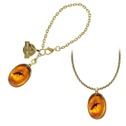 ジュラシック・ワールド／新たなる支配者　ペンダント＆バッグチャーム（琥珀）