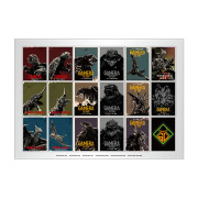 ガメラ生誕60周年プロジェクト　メタリックステッカー