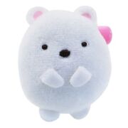 すみっコぐらし　ぬいぐるみバッジ/しろくま
