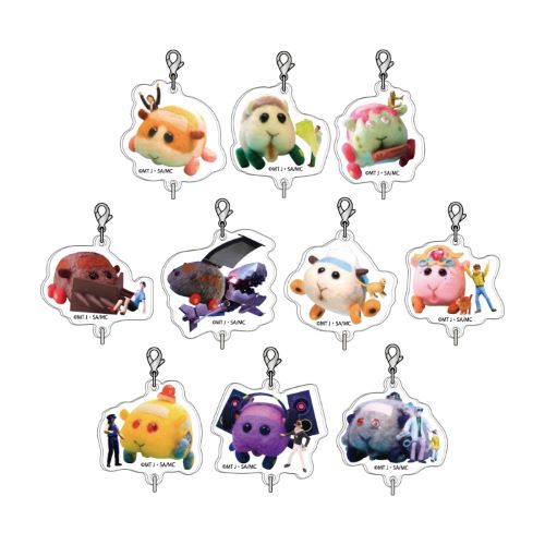 PUI PUI モルカー 連結アクリルチャーム