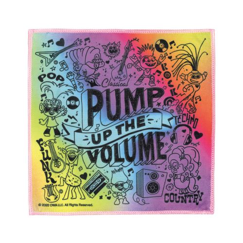 トロールズ ミュージック☆パワー　ミニタオル