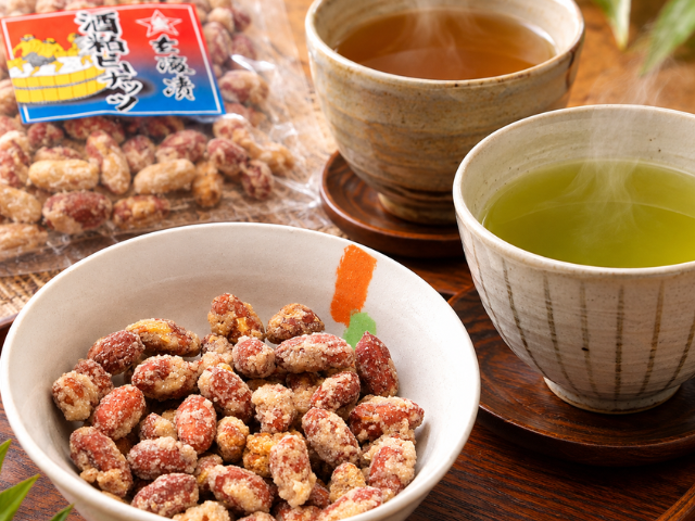 酒粕ピーナッツお茶請け