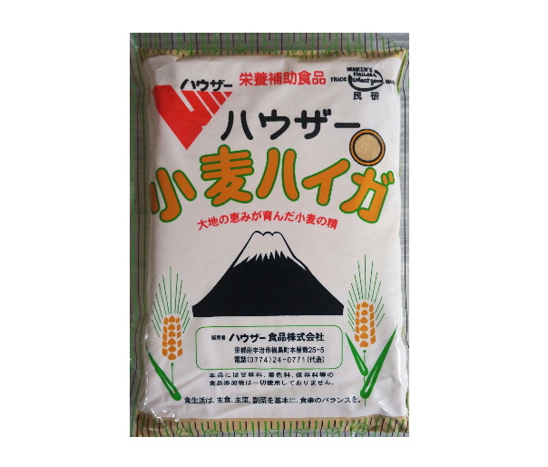 【まとめ買い6個セット】 ハウザー小麦ハイガ（小麦胚芽粉末） 500g