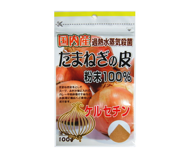 【まとめ買い1ケース24個セット】 国内産たまねぎの皮 粉末100％　100ｇ