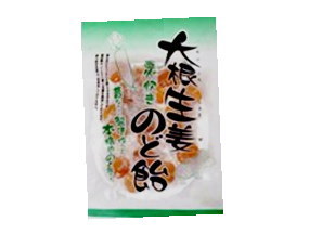 【まとめ買い20個セット】 ナチュラル 大根生姜のど飴80g まとめ買い