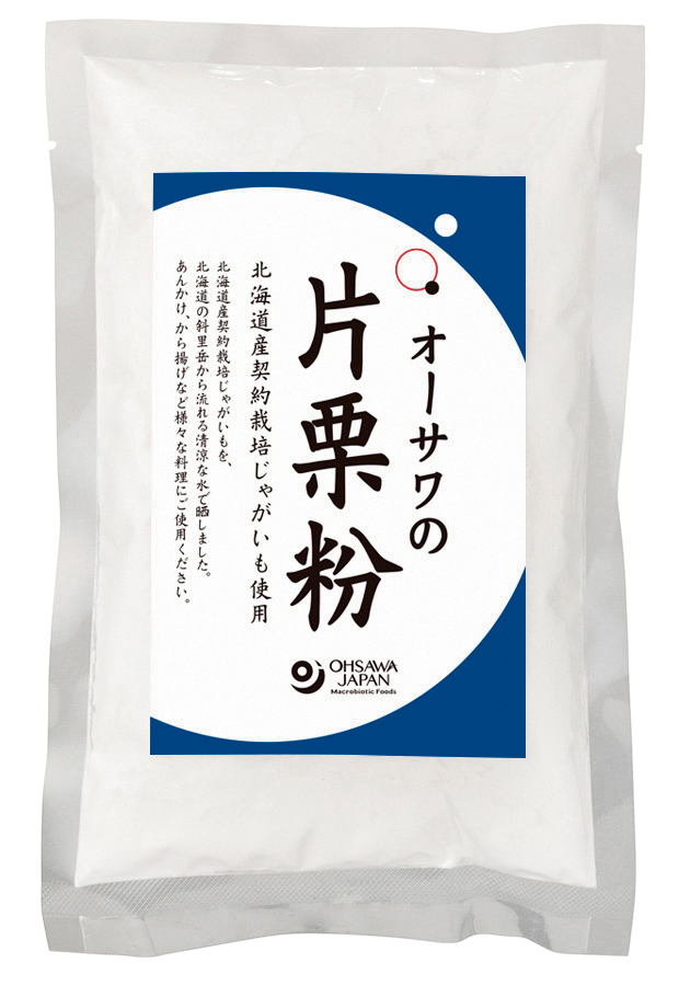 北海道斜里岳から流れる清涼な水で晒した【オーサワの片栗粉】