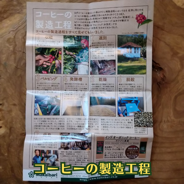 コーヒーの製造工程