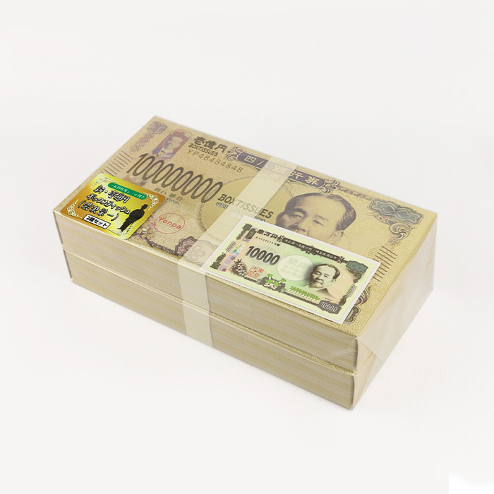 新壱億円ティッシュBOX 渋沢栄一 2個入