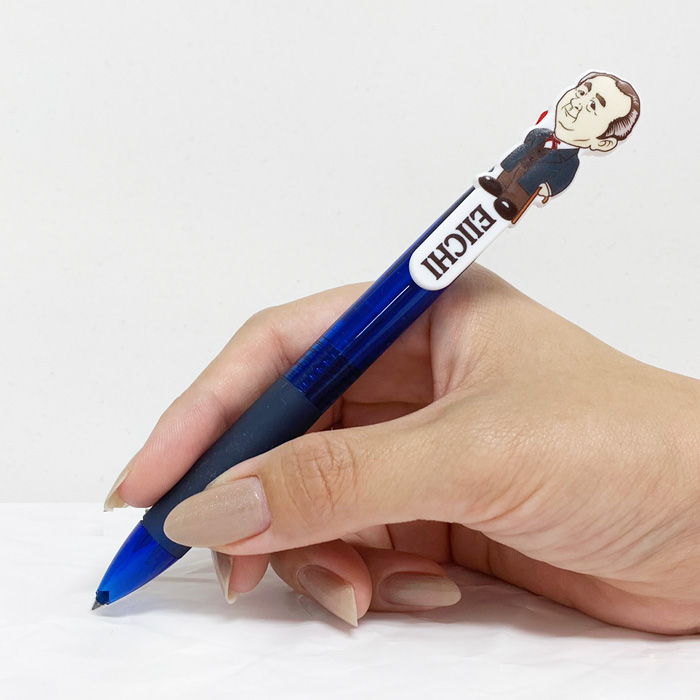 渋沢栄一翁 2色ボールペン セーラー万年筆社製