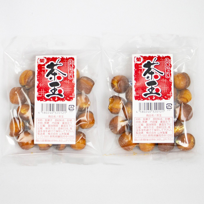 茶玉 90g x 2袋 山本製菓 むかし なつかし