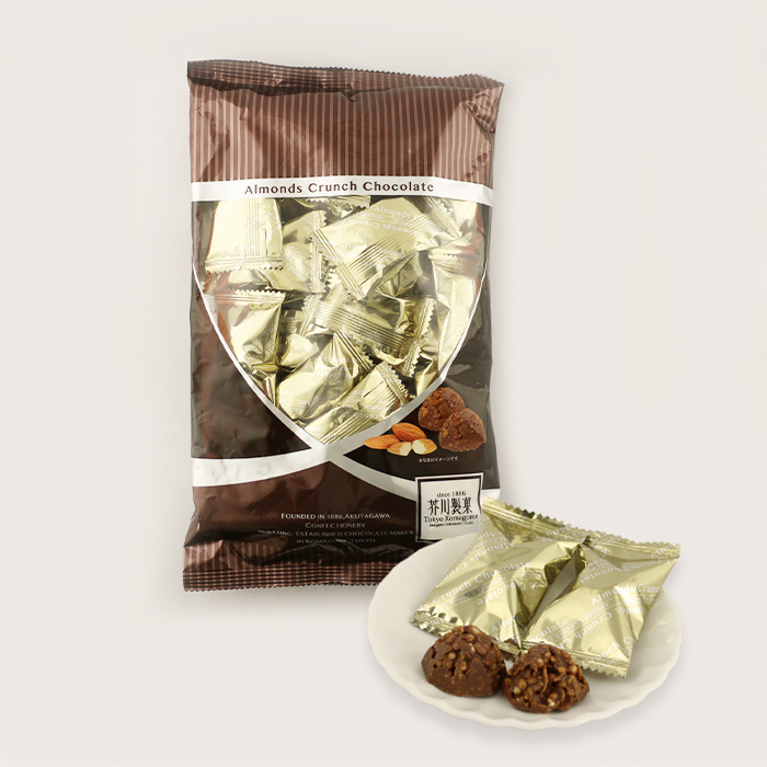 芥川製菓アーモンドクランチ袋入り190g