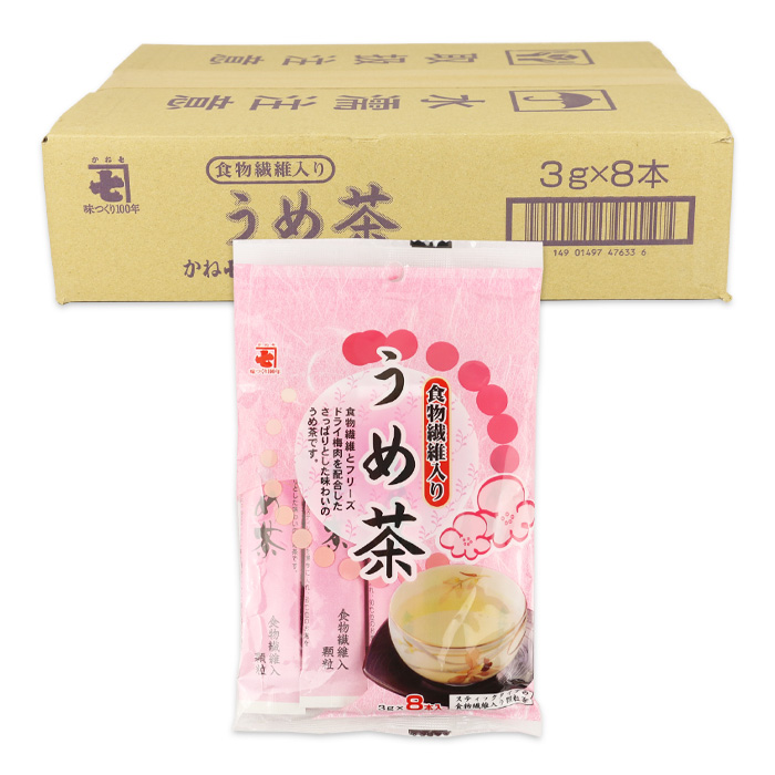 うめ茶 箱売り 20袋入り（各3g×8本）かね七