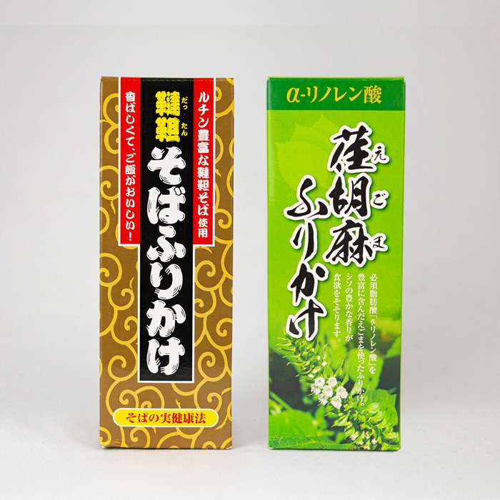 韃靼そば/荏胡麻 ふりかけ 2本セット（90g x 各1）