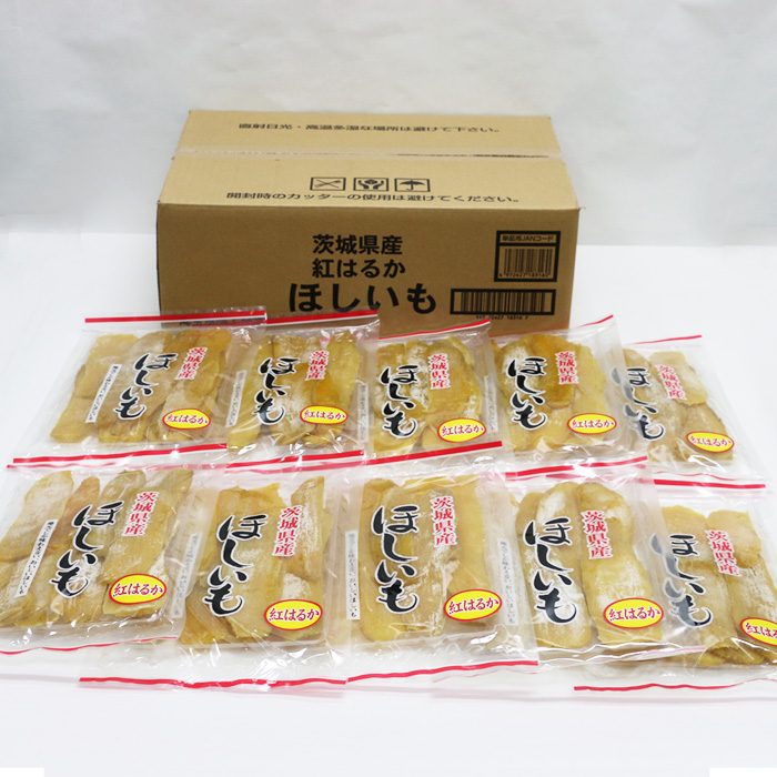 茨城県産ほしいも 紅はるか １箱（250g x 10袋入り）