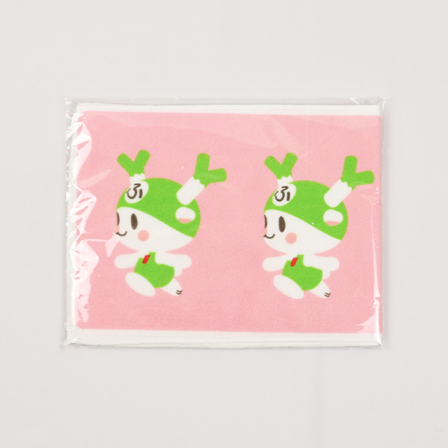 ふっかちゃんマフラータオル ピンク【ふっかちゃんミュージアム（埼玉