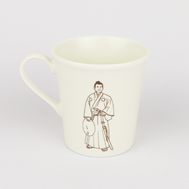 渋沢栄一マグカップ・ブラウン 送料別【HZ】