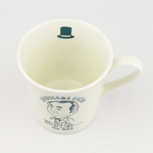 渋沢栄一マグカップ・グレー 送料別【HZ】