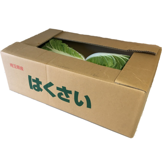 はくさい Lサイズ 4玉 1.8kg以上玉 箱売り