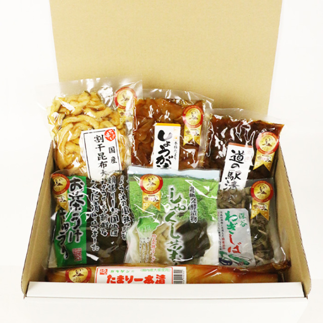 特選味自慢漬物セット 国産限定７点入り