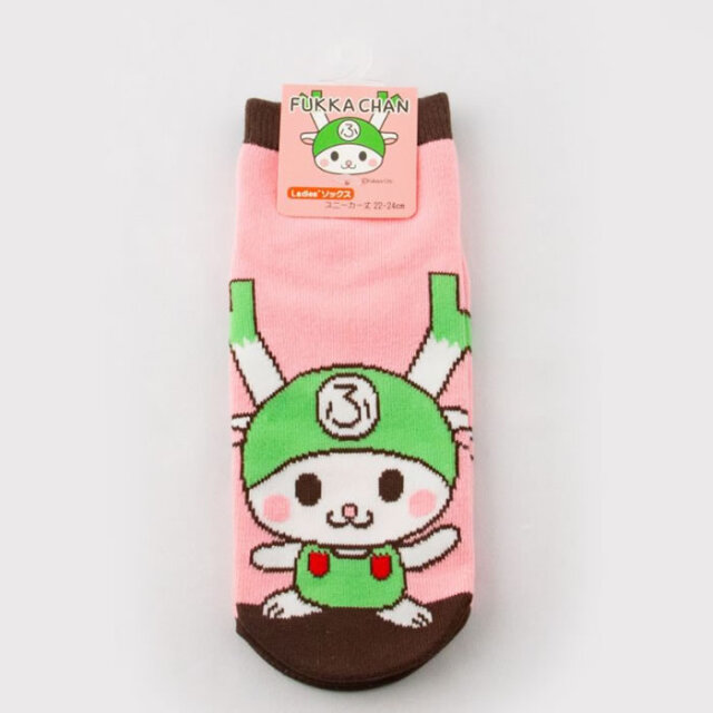 ふっかちゃん大人靴下（ピンク）