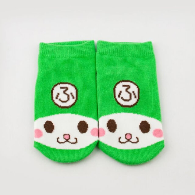 ふっかちゃん靴下(顔)キッズ用【ふっかちゃんミュージアム（埼玉県深谷