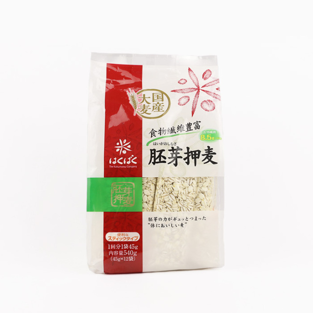 胚芽押麦 540g（45gx12袋）【はくばく（山梨県南巨摩郡）送料別】【NS】
