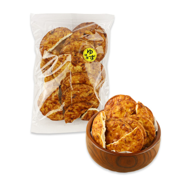 ゆず味噌せんべい(こわれ) 170g 松崎米菓